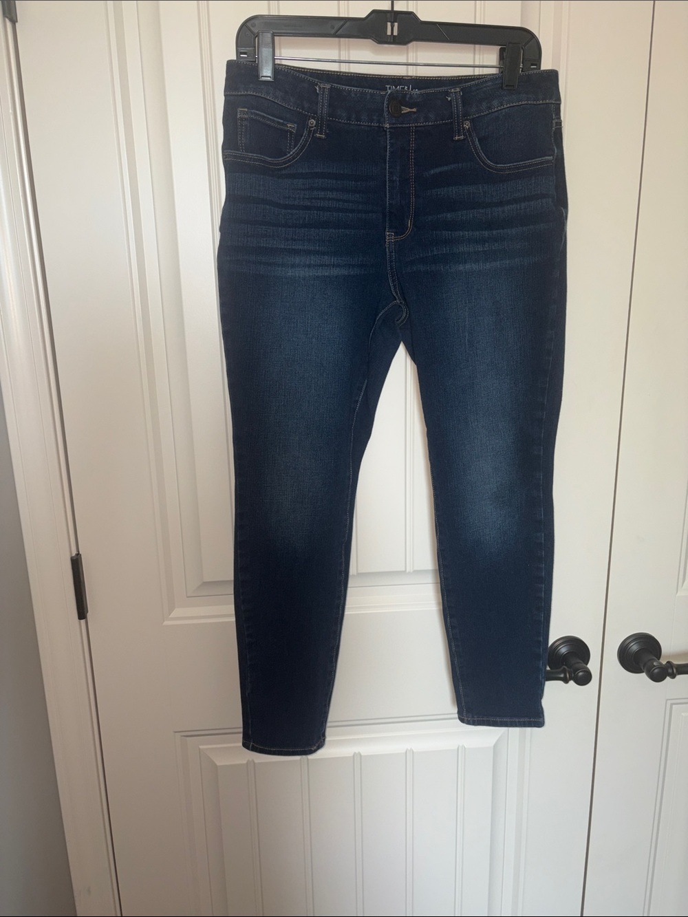 Time and Tru Dark Blue Skinny Stretch Jeans